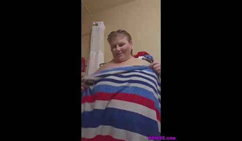 Trailer Park BBW Mom Goes Wild in Solo Heat