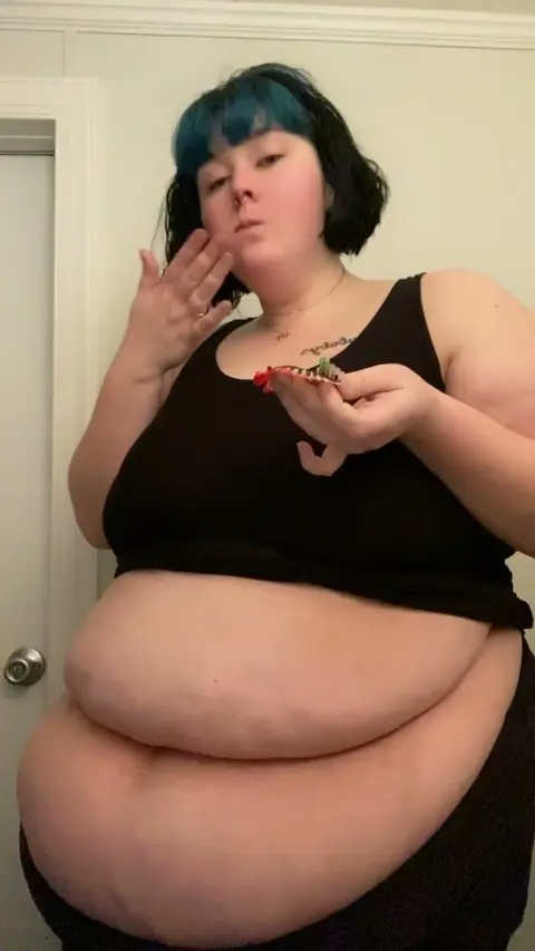 Double Belly Delight: Playful Cupcake Feast