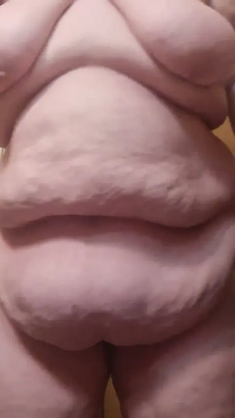 SSBBW Double Belly Jiggle & Playful Fart Fun